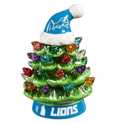 Detroit Lions 4" Ceramic LED Christmas Tree