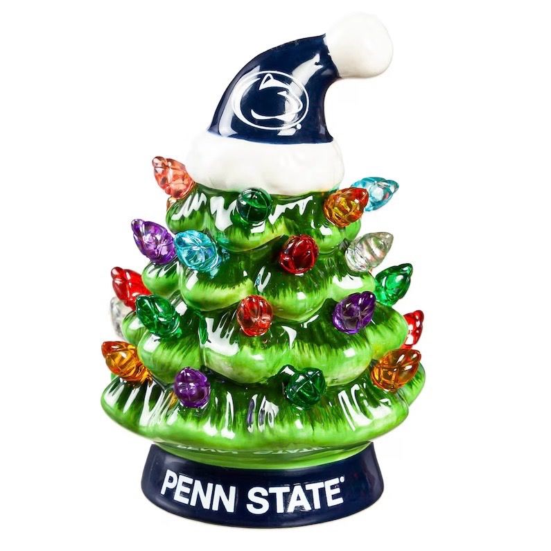 Penn State Nittany Lions 4" Ceramic LED Christmas Tree