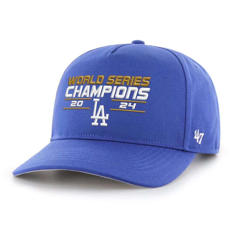 Los Angeles Dodgers Men's 47 Royal 2024 World Series Champions Hitch Adjustable Hat