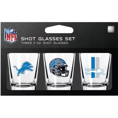 Detroit Lions NFL 3pc 2oz Shot Glass Set