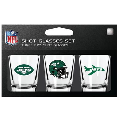 New York Jets NFL 3pc 2oz Shot Glass Set