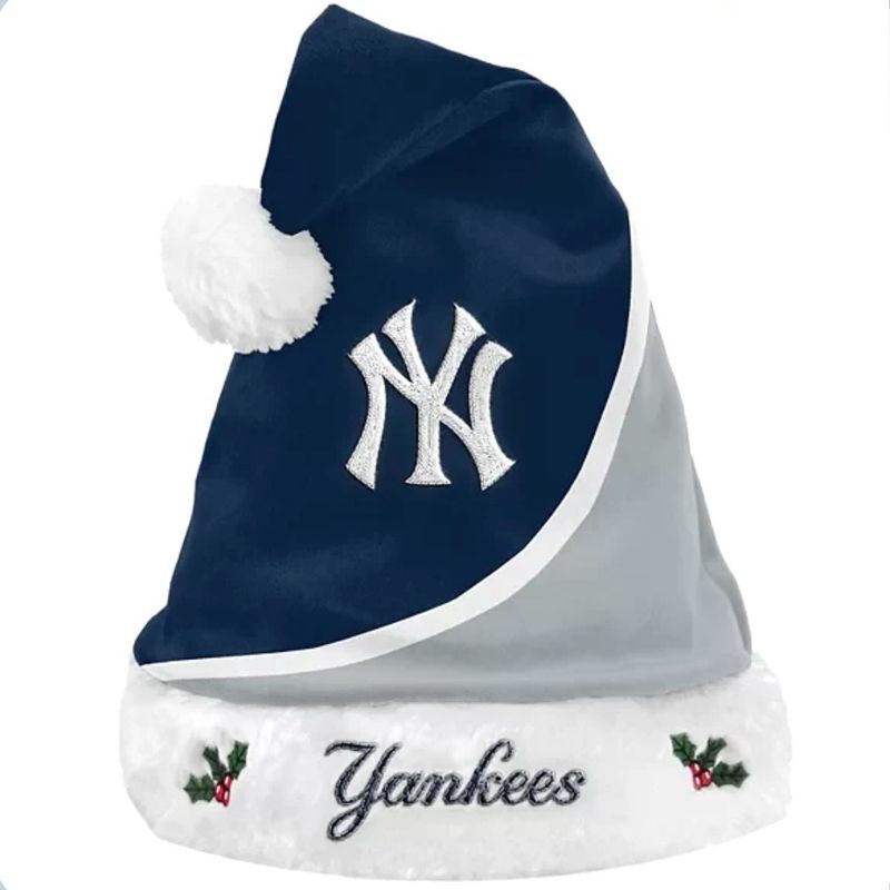 New York Yankees Striped Santa Hat New York Yankees Striped Santa Hat