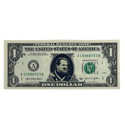 Bill Cowher Famous Face Dollar Bill