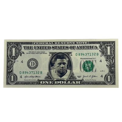 Russell Wilson Famous Face Dollar Bill Russell Wilson Famous Face Dollar Bill