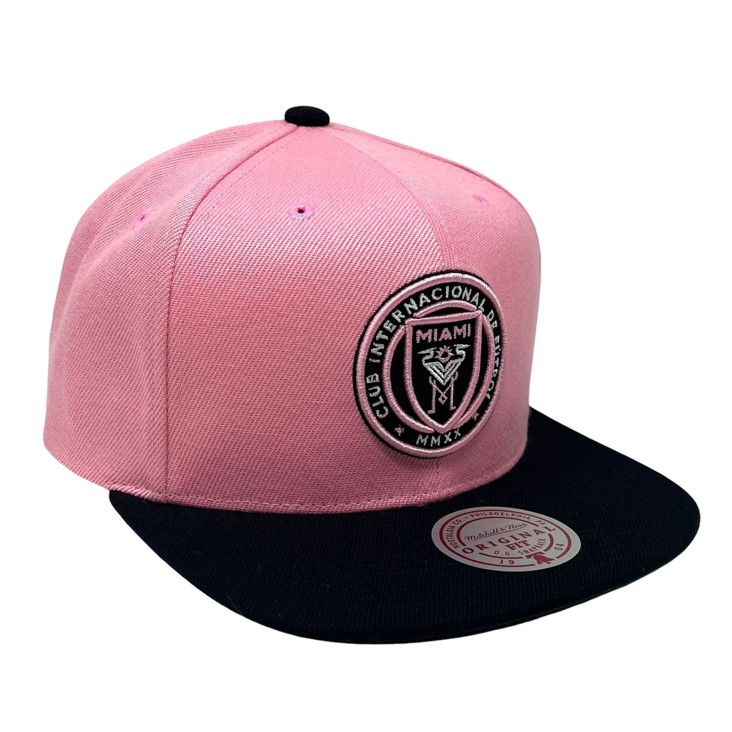 Inter Miami CF Men’s MLS Team Pink-Black 2 Tone Mitchell & Ness Snapback Hat