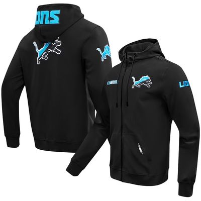 Detroit Lions Men’s Black Full Zip Pro Standard Hoodie Detroit Lions Men’s Black Full Zip Pro Standard Hoodie