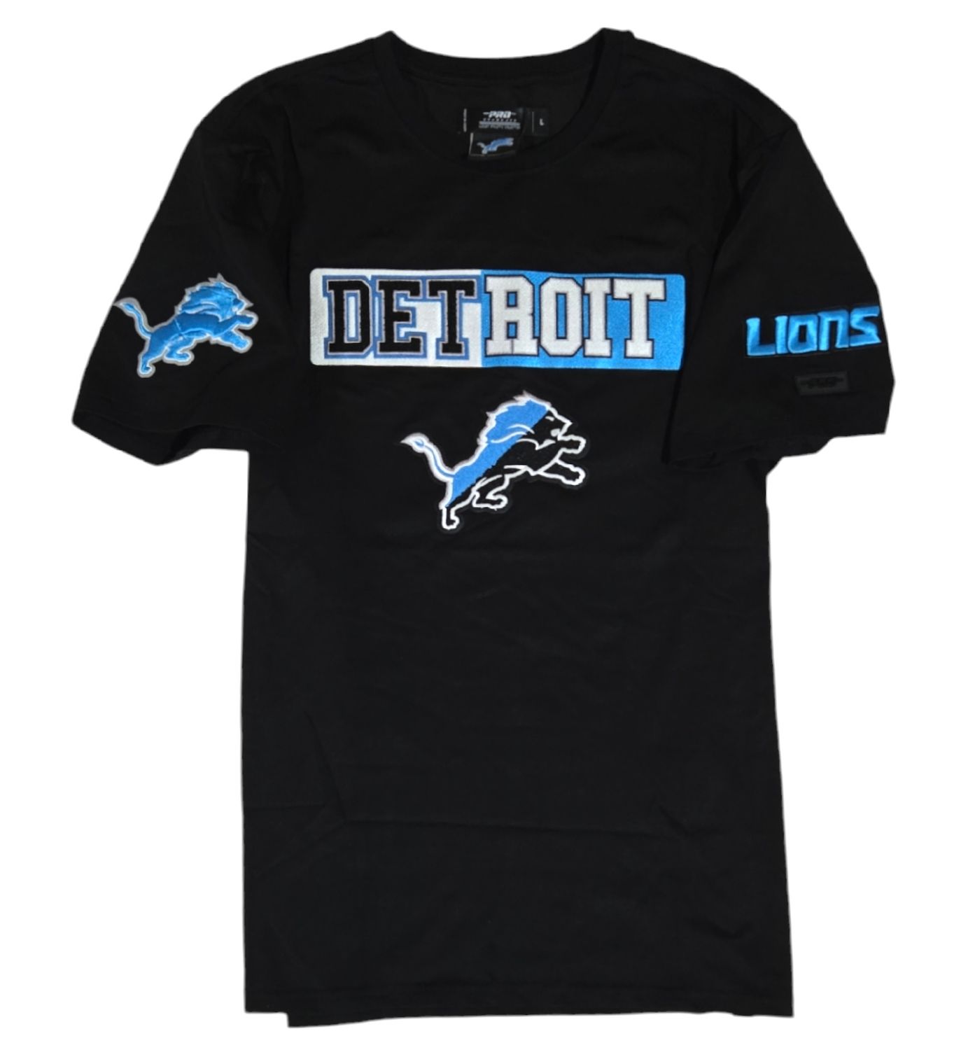Detroit Lions Men’s Black Pro Standard Classic Script T-Shirt