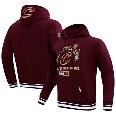 Cleveland Cavaliers Men's Wine Pro Standard Area Code Pullover Hoodie