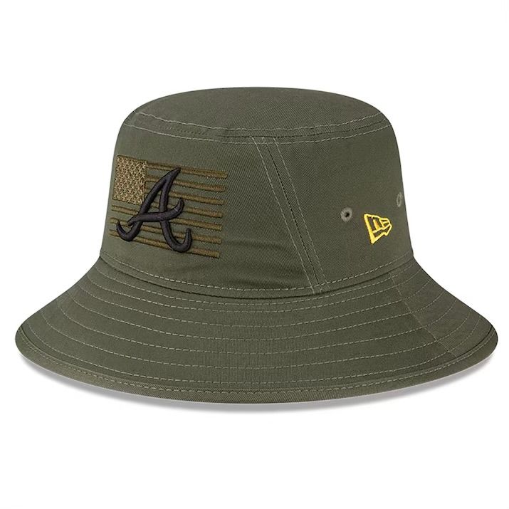 Atlanta Braves Men’s New Era Armed Forces Day Bucket Hat
