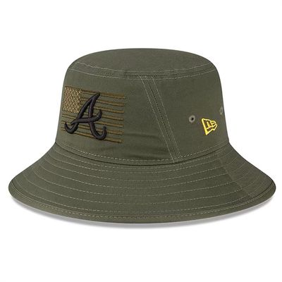 Atlanta Braves Men’s New Era Armed Forces Day Bucket Hat
