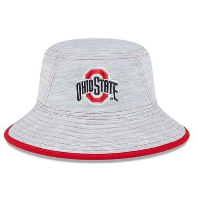 Ohio State Buckeyes Men's New Era Gray Game Bucket Hat