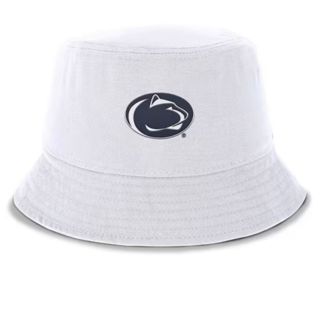Penn State Nittany Lions Men's White Local Apex Bucket Hat