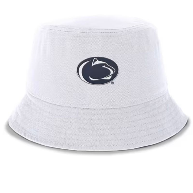 Penn State Nittany Lions Men's White Local Apex Bucket Hat
