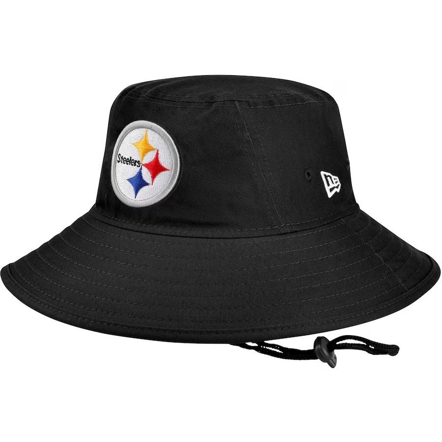 Pittsburgh Steelers Men’s Black New Era NFL Main Bucket Hat