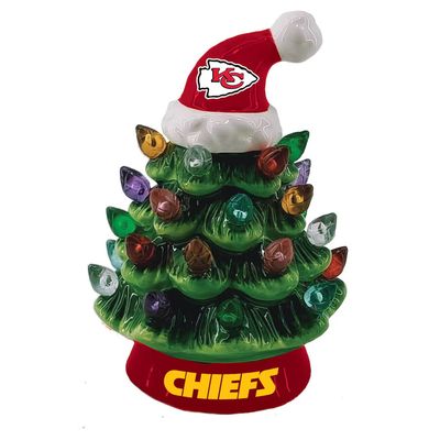 Kansas City Chiefs 4 Kansas City Chiefs 4" Ceramic LED Christmas Tree