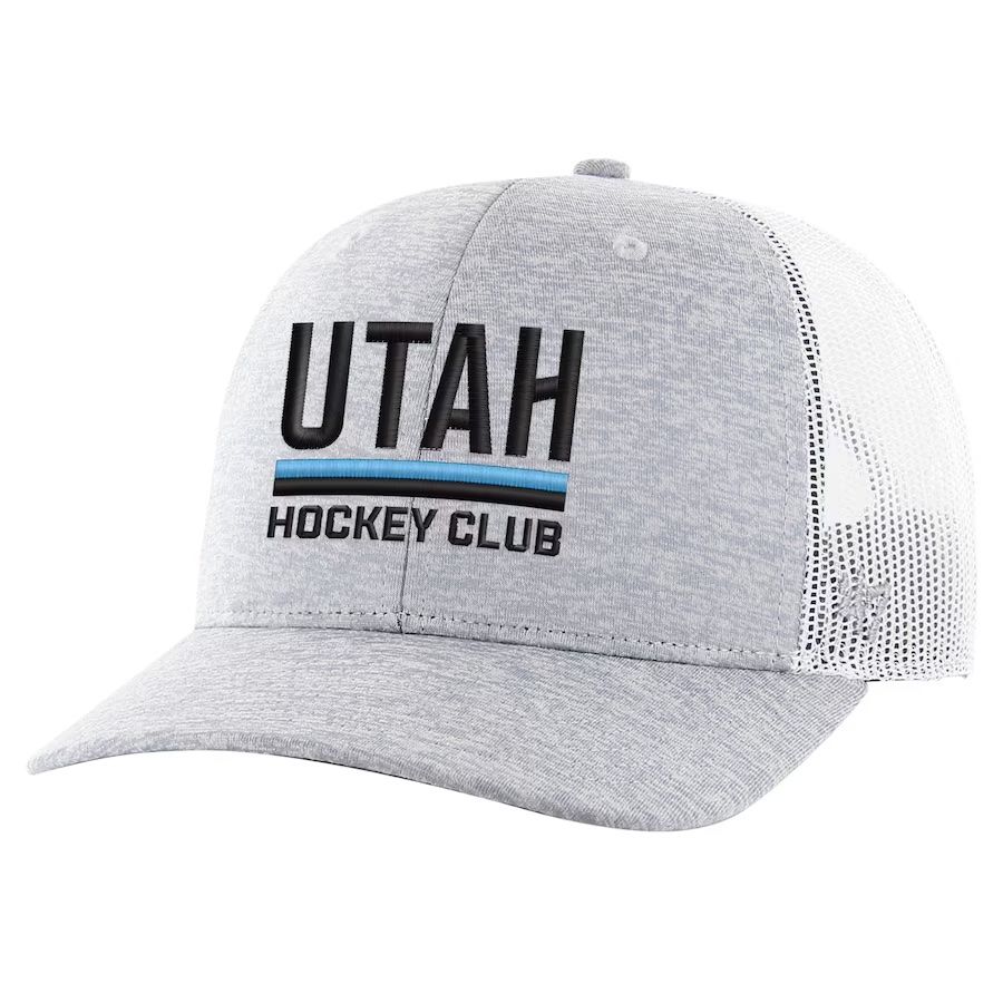 Utah Hockey Club Men's 47 Gray Harrington Adjustable Trucker Hat