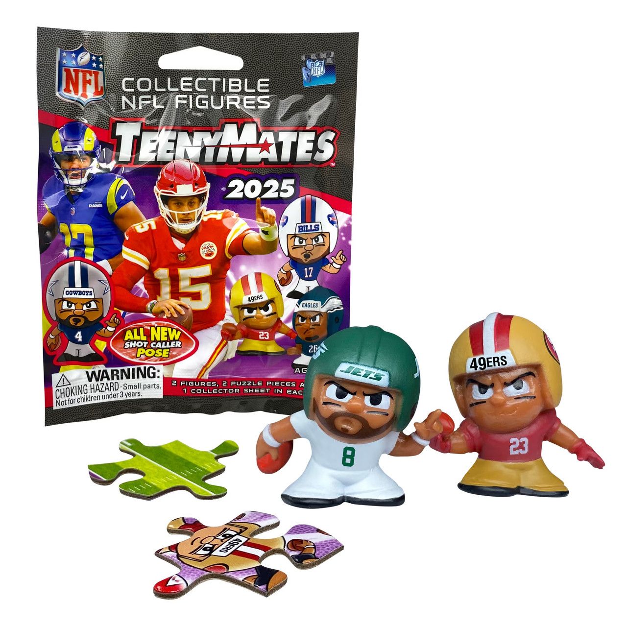 NFL TeenyMates 2025 Series 13 Figurines Blind Pack