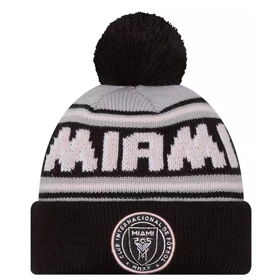 Inter Miami FC Men’s New Era Cuffed Pom Knit Hat