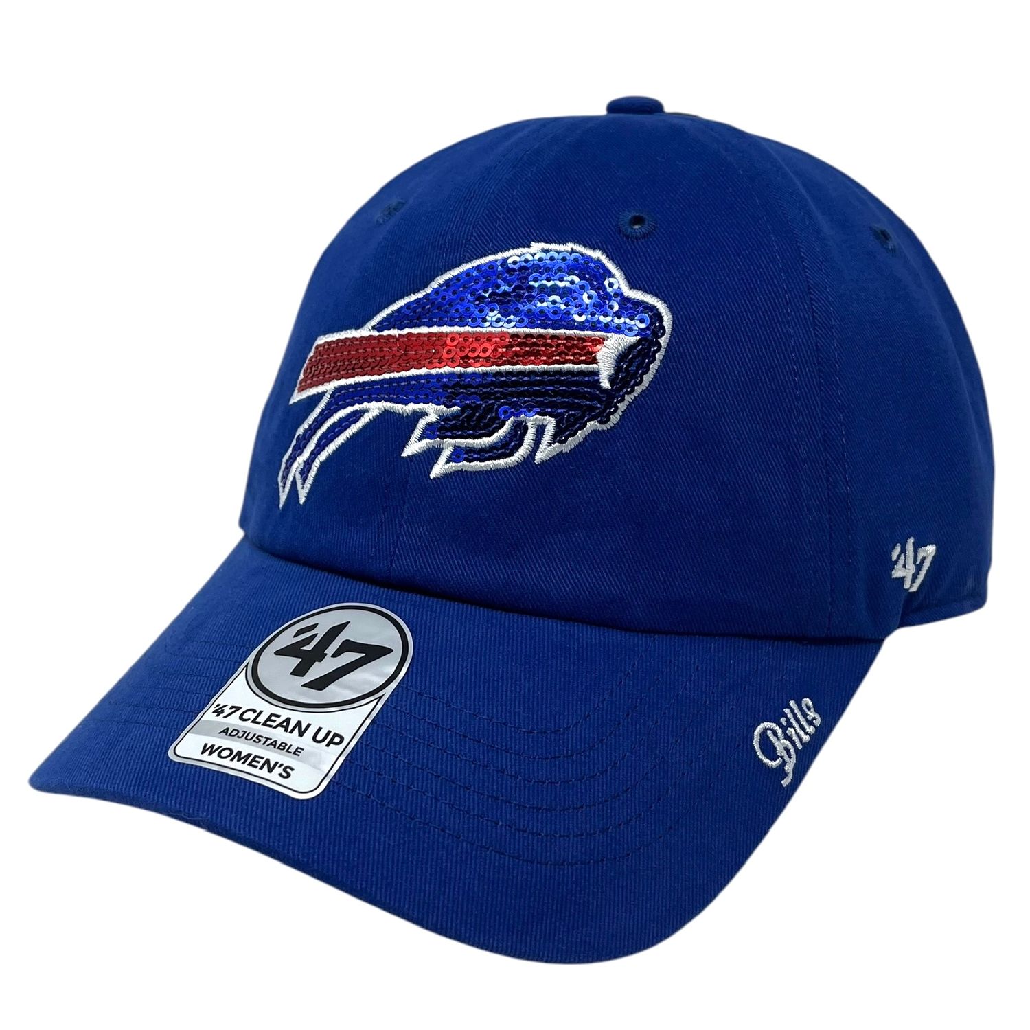 Buffalo Bills Women's Royal Blue 47 Brand Clean Up Adjustable Hat