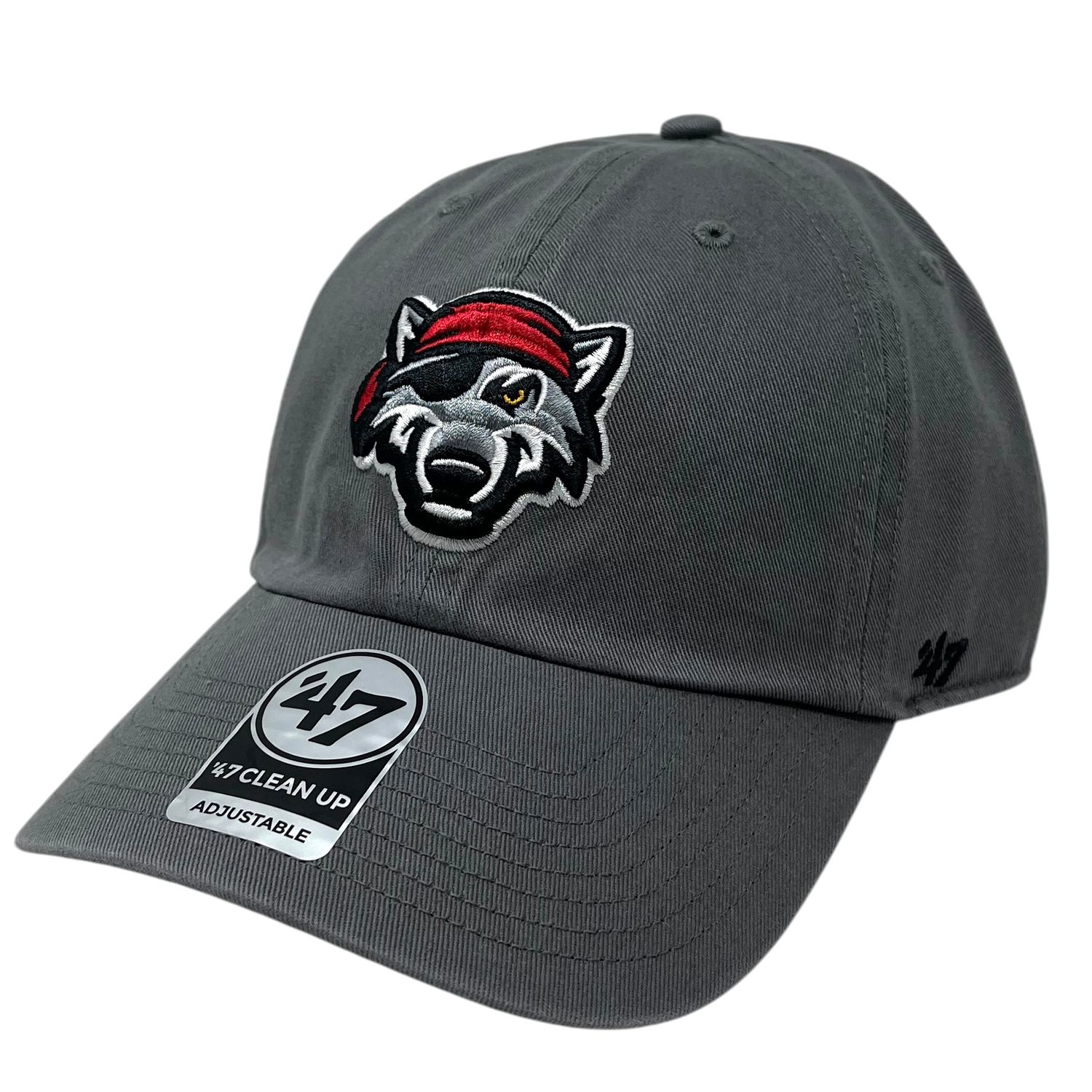 Erie Seawolves Men’s Dark Gray 47 Clean Up Adjustable Hat
