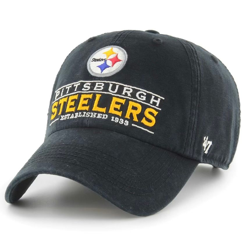 Pittsburgh Steelers Men’s Vernon 47 Clean Up Adjustable Hat