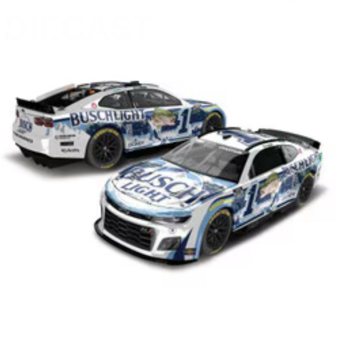 Ross Chastain #1 Busch Light Fishing 2024 Camaro ZL1 1:64 Scale Diecast Car