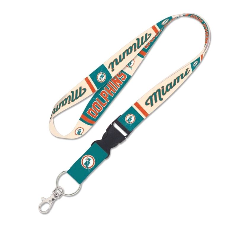 Miami Dolphins Retro 1" Lanyard