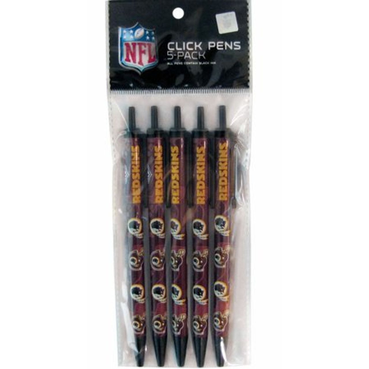 Washington Redskins Pens Set of 5