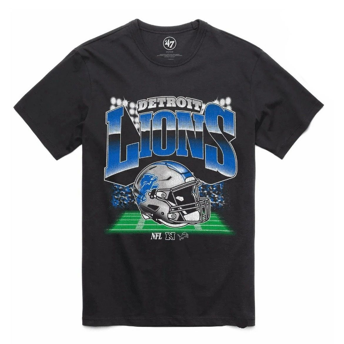Detroit Lions Men’s Blindside Flint Black 47 Brand T-Shirt