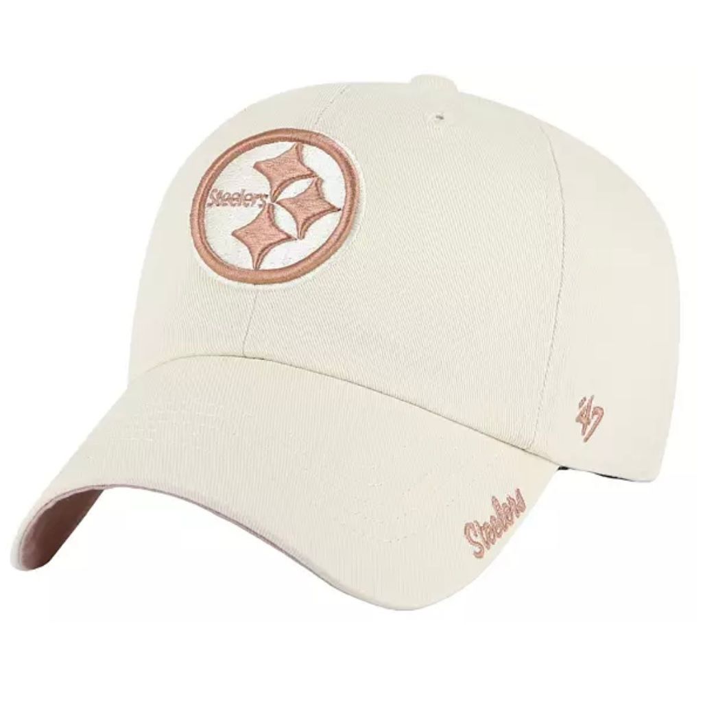 Pittsburgh Steelers Women's Natural 47 Brand Clean Up Hat