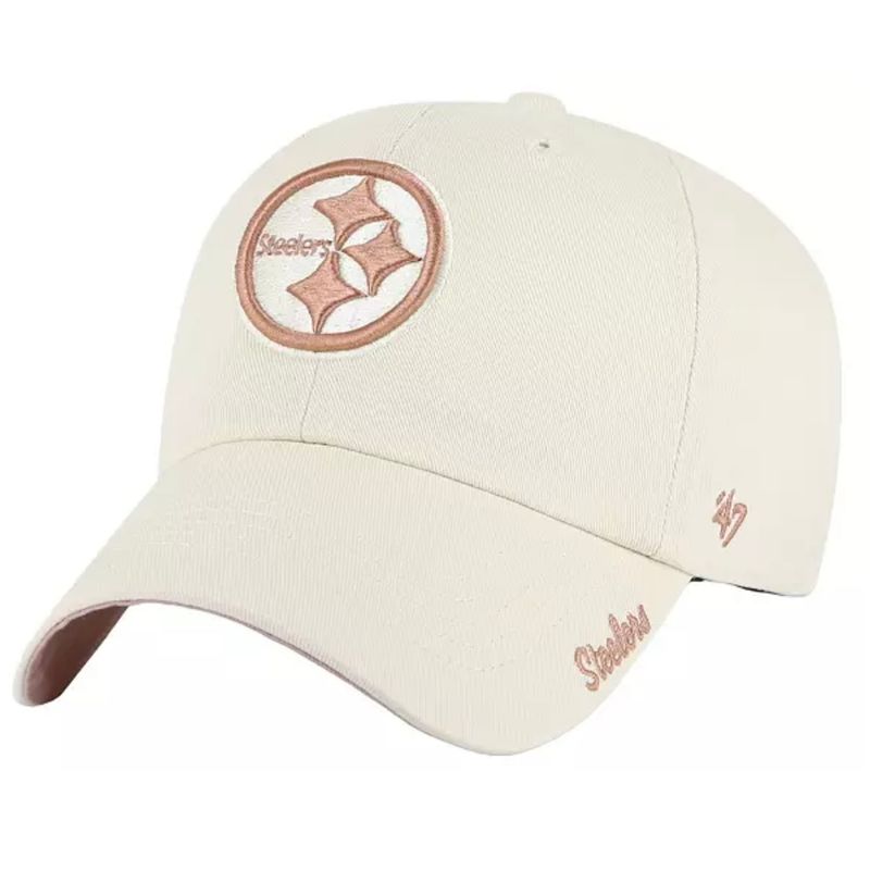 Pittsburgh Steelers Women's Natural 47 Brand Clean Up Hat
