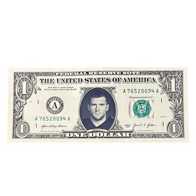TJ Watt Famous Face Dollar Bill