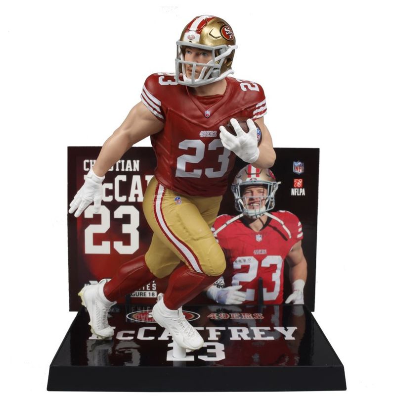 San Francisco 49ers Christian McCaffrey Red Jersey NFL McFarlane Legacy Series Figure 18