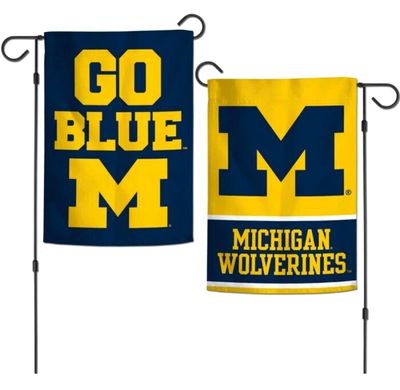 Michigan Wolverines 12.5" x 18" Premium 2-Sided Garden Flag