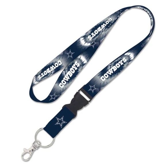 Dallas Cowboys Tie Dye 1" Lanyard