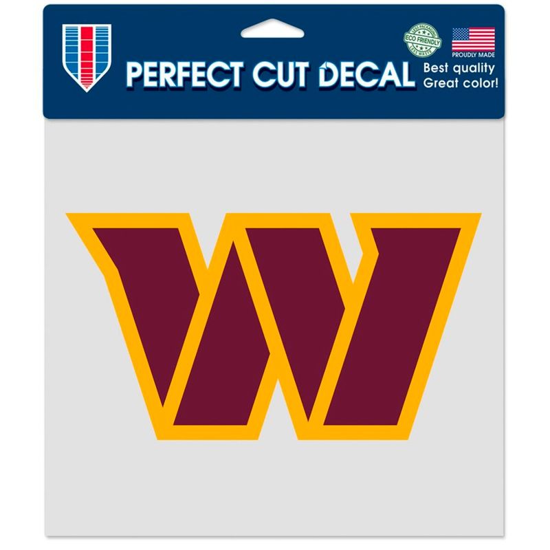 Washington Commanders 8" x 8" Perfect Cut Color Decal