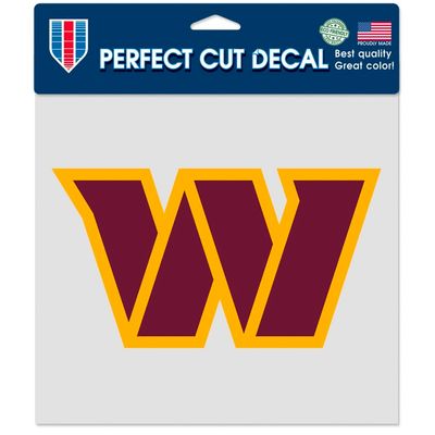 Washington Commanders 8" x 8" Perfect Cut Color Decal