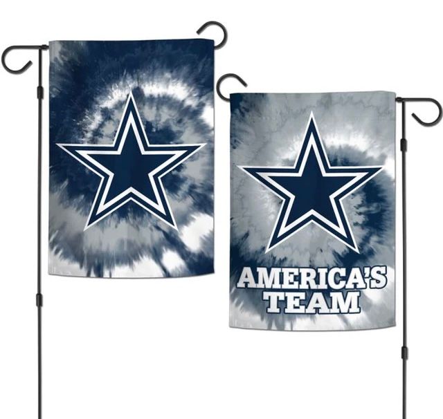 Dallas Cowboys Tie Dye 12.5" x 18" Garden Flag 2-Sided