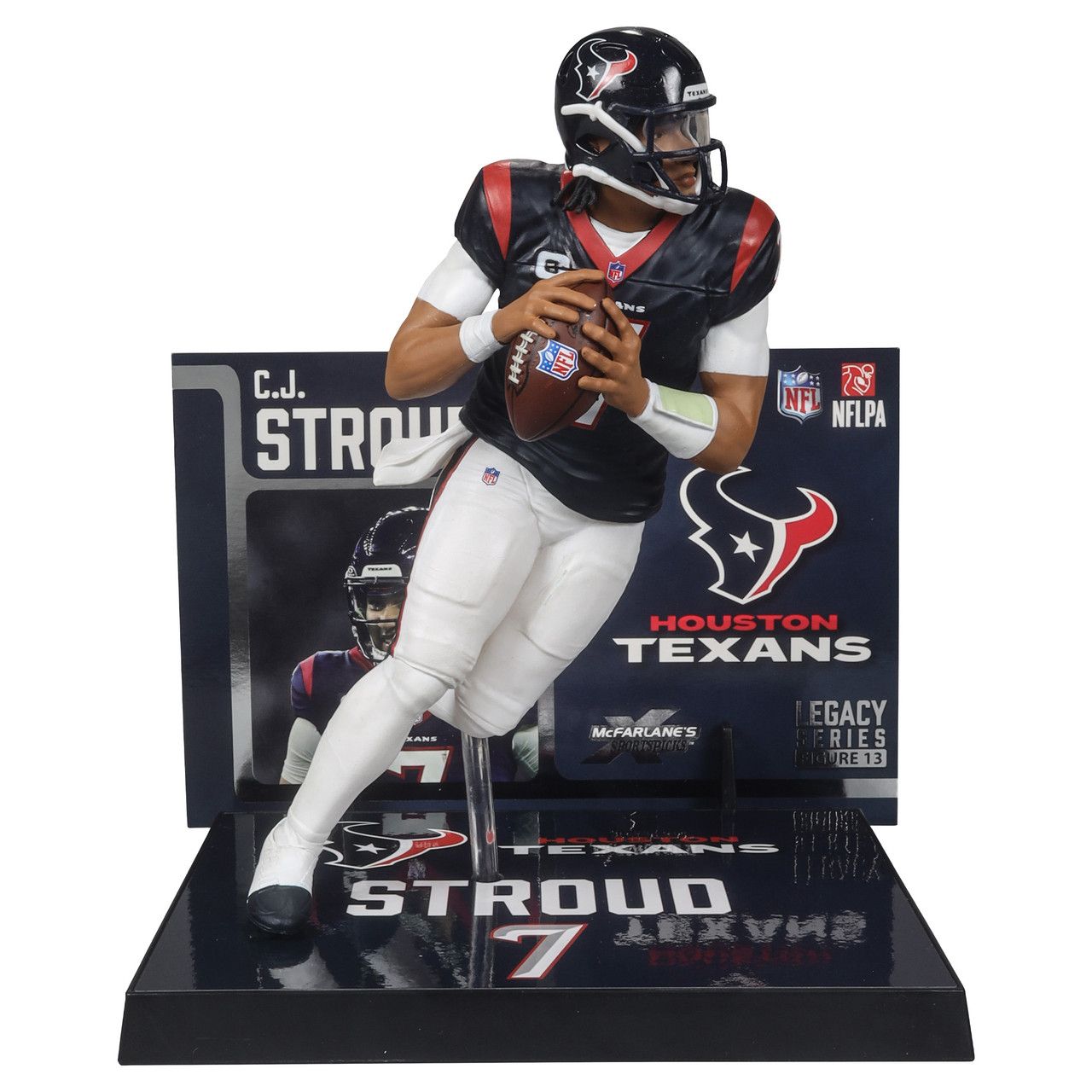 Houston Texans CJ Stroud Blue Jersey NFL McFarlane Legacy Series Figure 13
