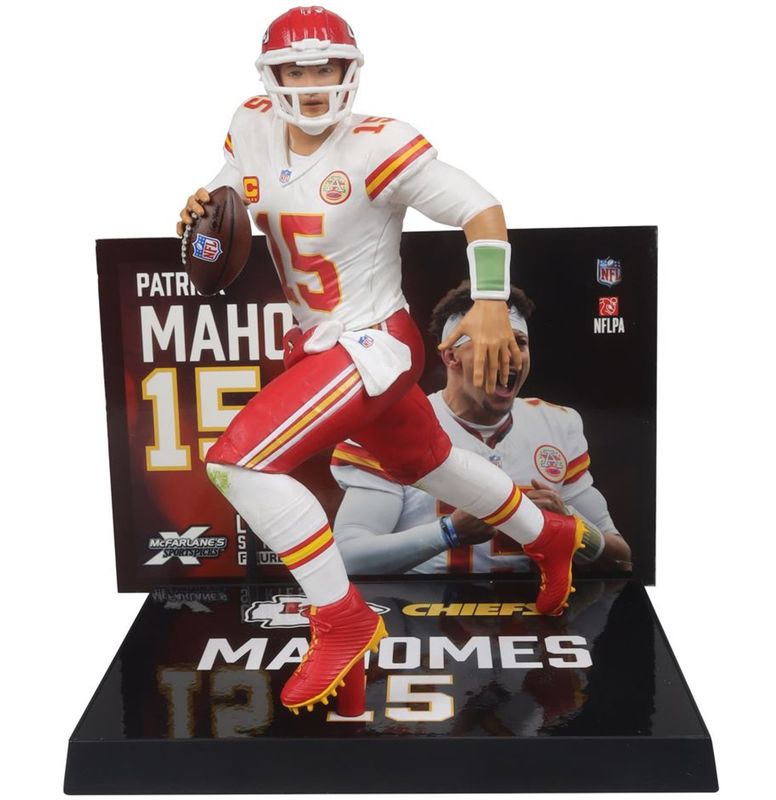 Kansas City Chiefs Patrick Mahomes White Jersey NFL McFarlane Legacy Series Figure 17