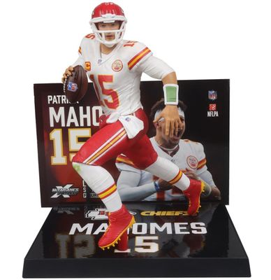 Kansas City Chiefs Patrick Mahomes White Jersey NFL McFarlane Legacy Series Figure #17