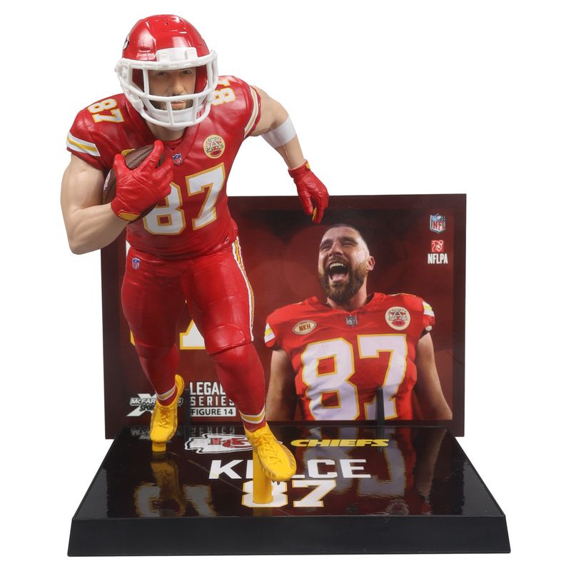 Kansas City Chiefs Travis Kelce Red Jersey NFL McFarlane Legacy Series Figure 14