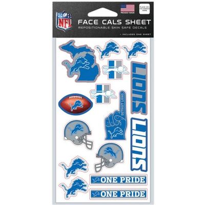 Detroit Lions Face-Cals Sheet