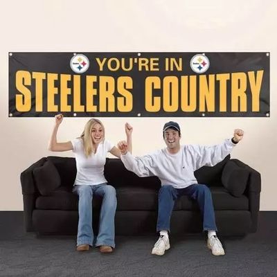 Pittsburgh Steelers Country 12' x 3' Banner Pittsburgh Steelers Country 12' x 3' Banner