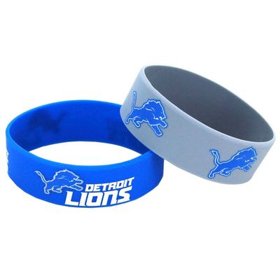 Detroit Lions Rubber Bulk Wrist Bands