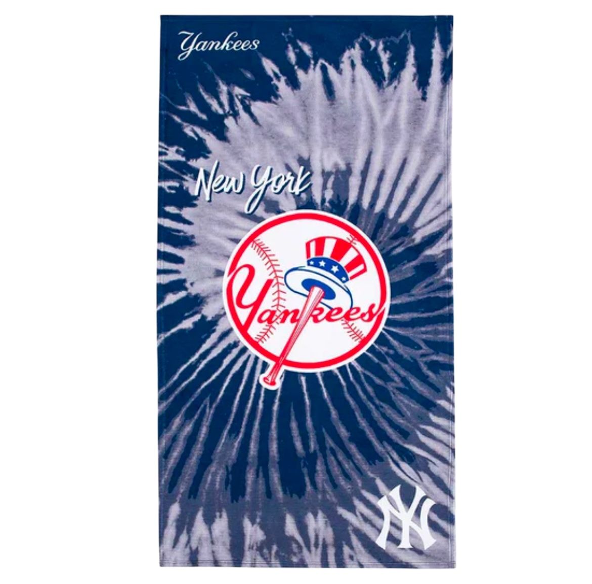 New York Yankees Psychedelic Beach Towel