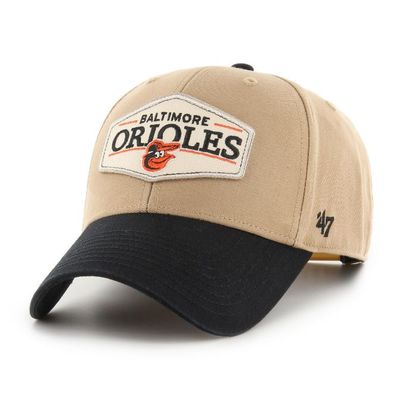 Baltimore Orioles Men's Khaki 47 Brand MVP Snapback Hat