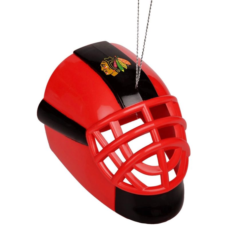 Chicago Blackhawks Plastic Helmet Ornament