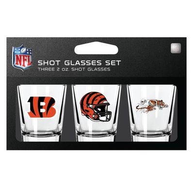 Cincinnati Bengals NFL 3pc 2oz Shot Glass Set