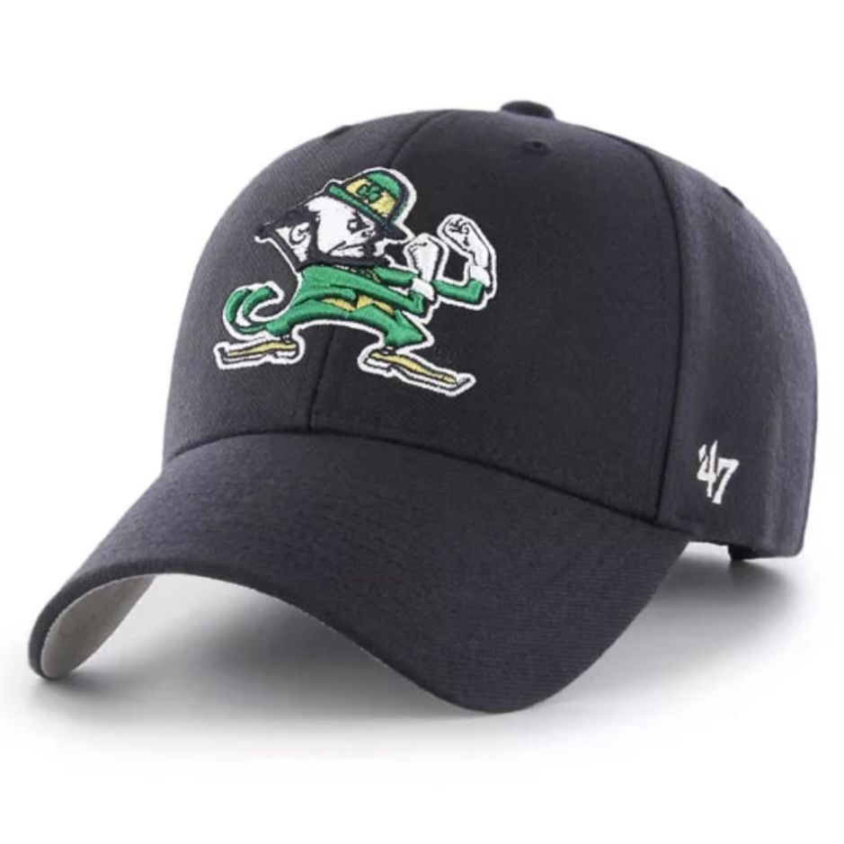 Notre Dame Fighting Irish Men's Navy 47 Brand MVP Adjustable Hat
